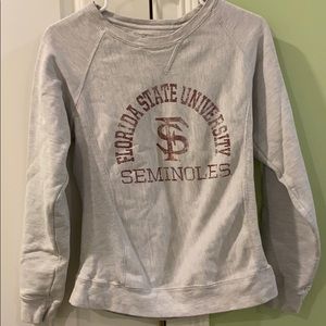 Gray FSU Pullover